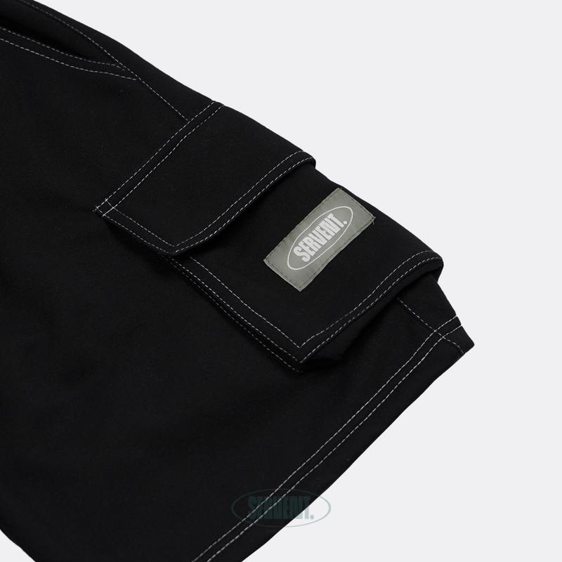 SERVENT - 6XL JUMBO Celana Kargo Pendek Aplikasi Terbaru Short Cargo Pants Unisex 4