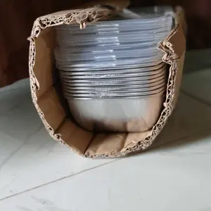 【Littlepolkadot】25X20X5CM Food Box+Tutup Isi 6pcs Wadah Makanan Multifungsi Stainless Steel Serbaguna Food Grade Wadah Makanan Multifungsi Stainless Steel Serbaguna Food Grade Wadah Penyimpanan Large Capacity Metal Food Serving Plate Rice Noodle Pan