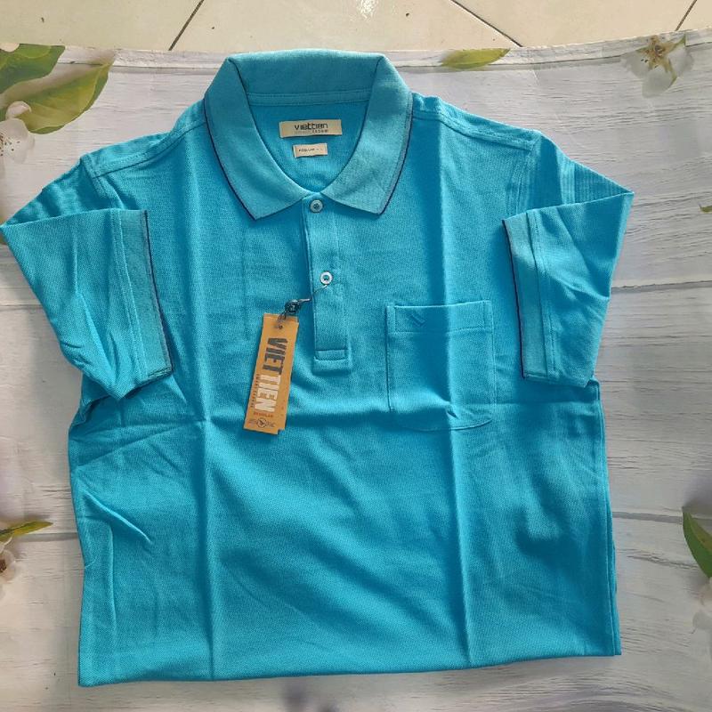 Áo thun việt tiến fom regular chất liệu cotton( vải cá sấu)  nhiều màu.. 8