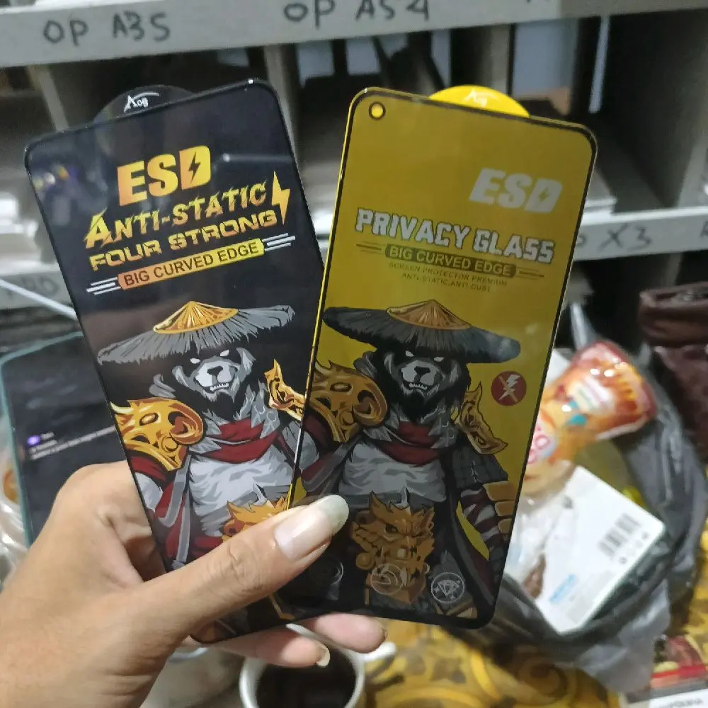 TG Temper Gelas Privacy panda Rm Note 13/13 Pro/Pco M6 Pro/X5 Pro/X6 Pro Temper Gelas Privacy Kaca Spay panda Full Layar