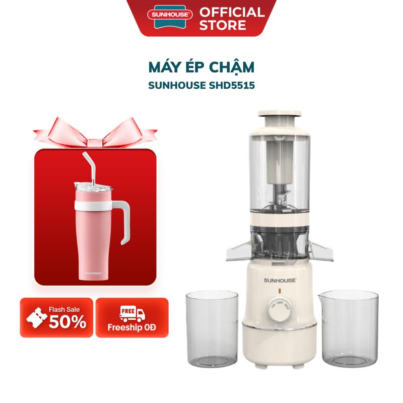 Máy ép chậm SUNHOUSE SHD5515 - Ép kiệt bã - Làm kem mịn