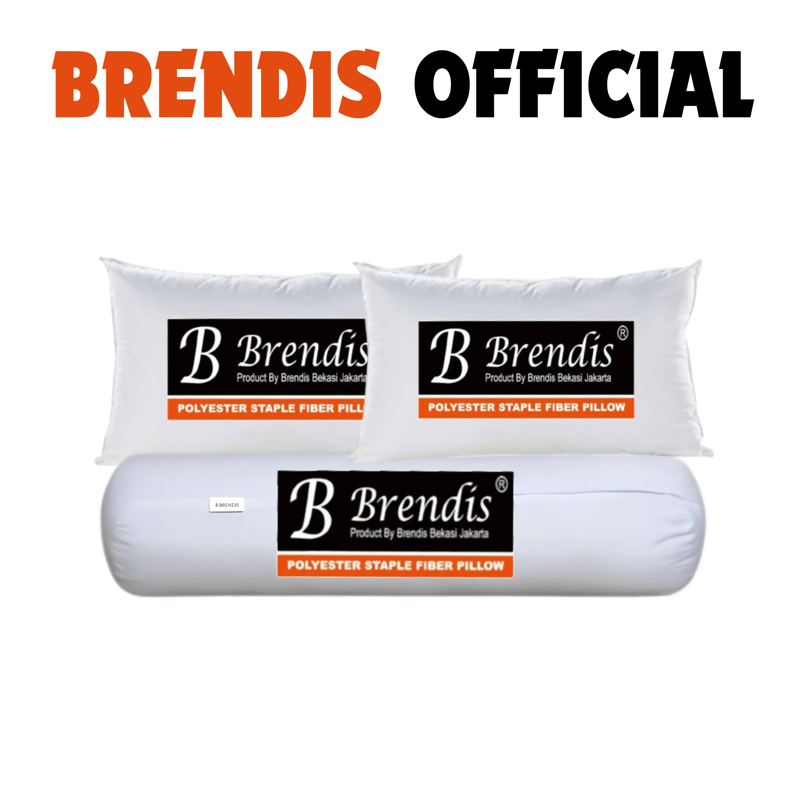 Brendis Dan Boboyuk 2 Bantal 1 Guling Tidur Hotel Kain Katun Bed Gratis Ongkir