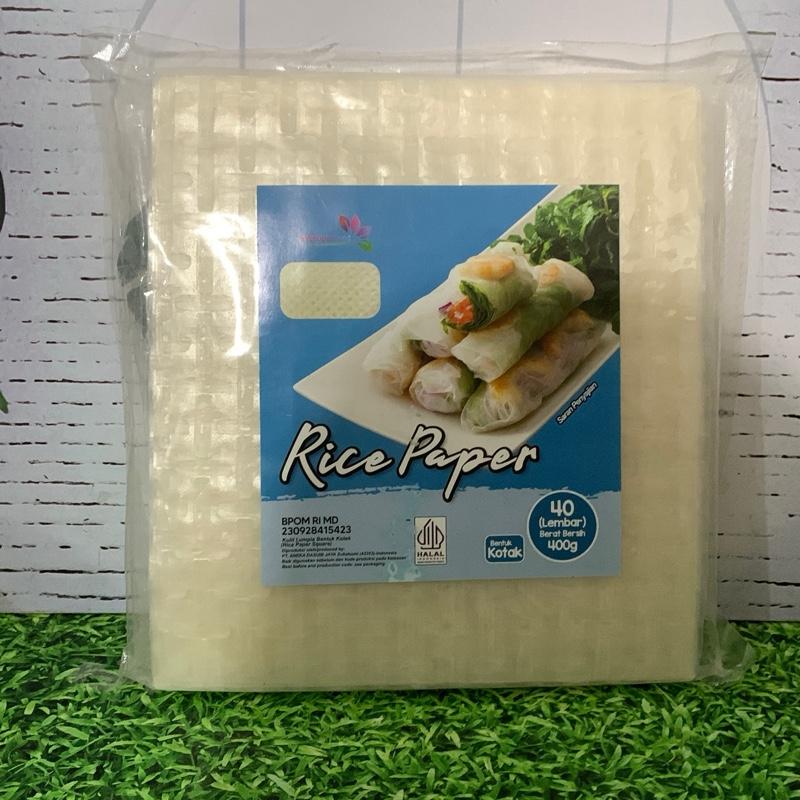 RICE PAPER 40 LEMBAR KOTAK 400 G - Shop | Tokopedia