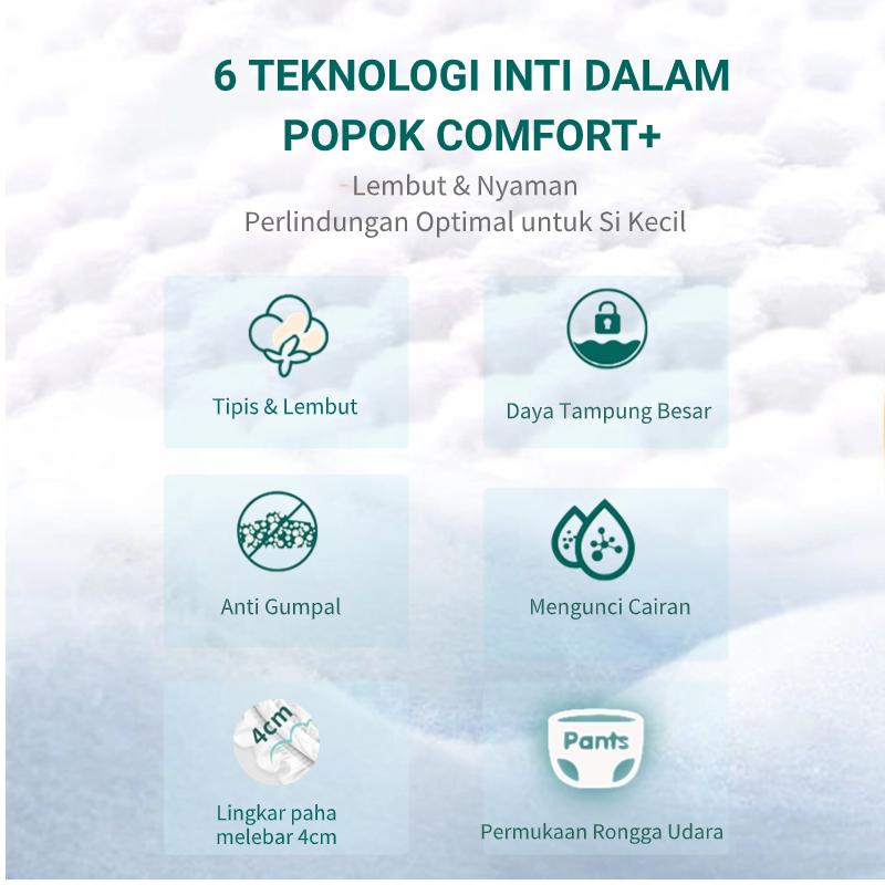 [4PACK] VeryBabe SAP Popok Bayi  S/M/L/Xl/XXL/XXXL/XXXXL Tipis Bernapas Tinggi Serap Anti Gumpal Extra Dry Bags 3