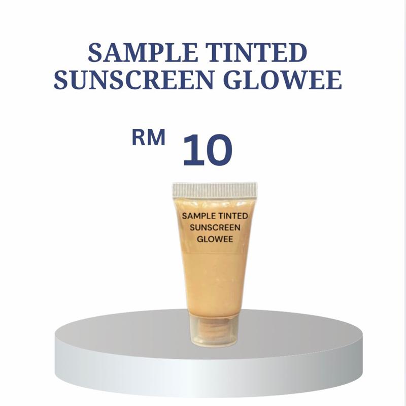 Sample tinted sunscreen gloweee spf 50 pa+++ - TikTok Shop Malaysia