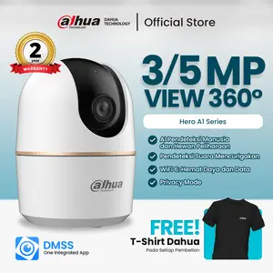 Dahua Hero A1 Series DH-H3A DH-H5A | Kamera CCTV WI-FI Indoor 3MP 5MP Pan & Tilt Human Detection CCTV Wifi Pet Detection Wireless
