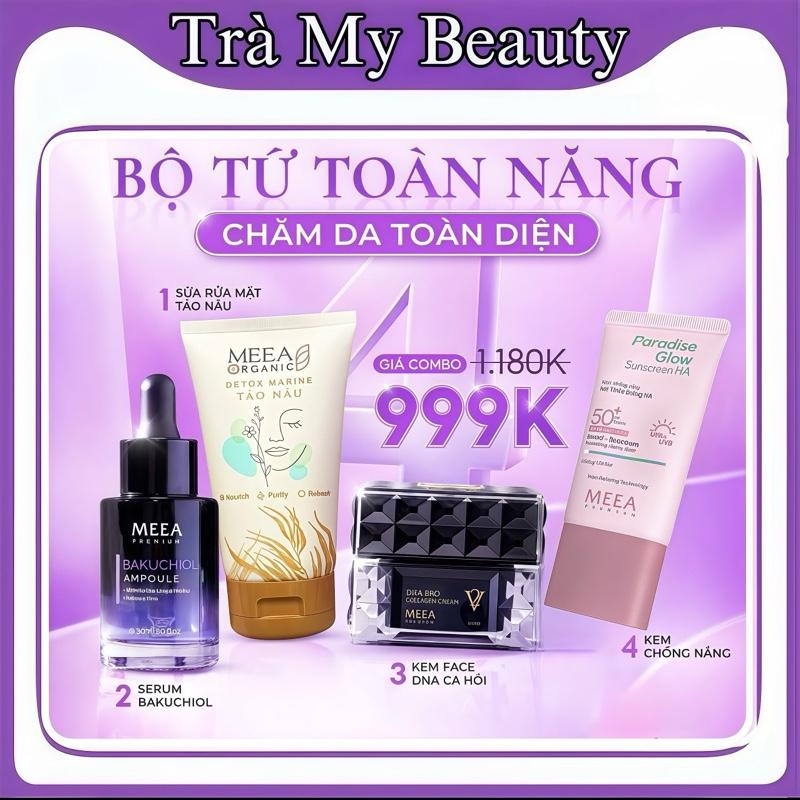 [ TRỌN BỘ SẢN PHẨM ] COMBO KEM FACE CÁ HỒI LỚN  (KEM FACE + TINH CHẤT LỚN +SỬA RỬA MẶT + KEM CHỐNG NẮNG) Tặng BTT - dung tích 30g Skincar