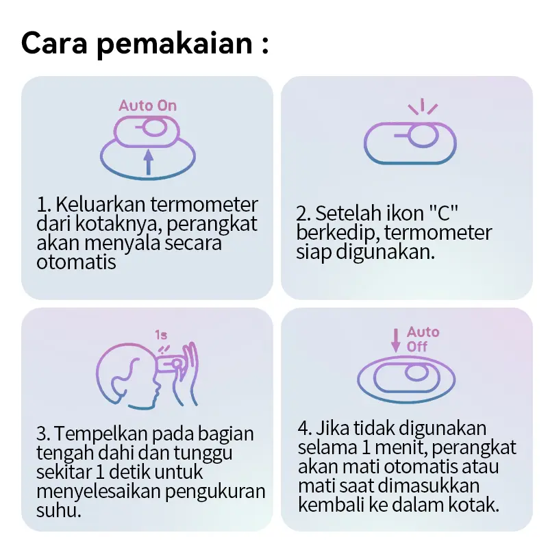Futuremed Termometer Digital Infrared | Pengukur Suhu Tubuh Non-Contact | Termometer Dahi untuk Demam 6
