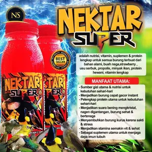 Nektar Super by Penggacor Seketika Vitamin Suplemen Burung
