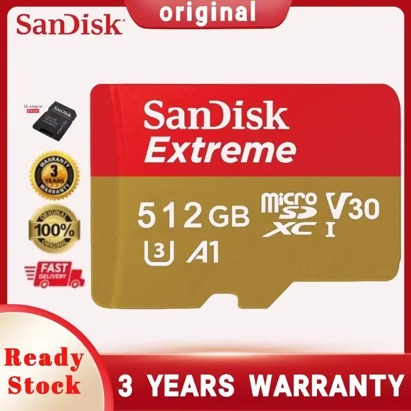 SanDisk Micro SD Memory Card 128GB ka rtu microsd 512GB 256GB Flash sd card