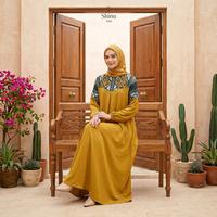 Gambar Shirin Zein - Gamis Tenun Dewasa Model Terbaru 2026 Mewah Elegan Dress Nura - Mustard, S dari Shirin Zein Store Kab. Pati 3 Tokopedia
