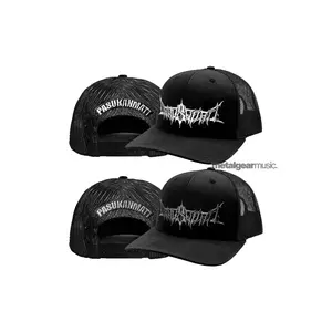 DEADSQUAD pasukan mati logo putih & Logo gray topi hitam metal - BASEBALLCAP trucker original Released by Official band DS