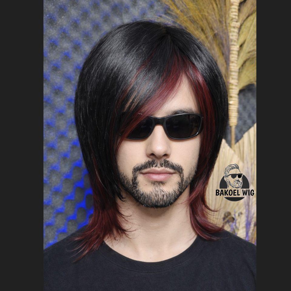 BAKOEL WIG PRIA RAMBUT PENDEK WOLFCUT CURTAIN GAYA ARTIS KOREA kode A5 Curtain warna Dewasa BAKOEL WIG PRIA RAMBUT PENDEK WOLFCUT CURTAIN GAYA ARTIS KOREA kode A5 Curtain warna Dewasa
