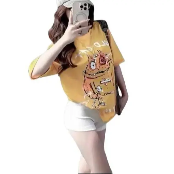 Áo thun MỎNG,RẺ CHẤT LƯỢNG VỪA PHẢI,Cô Gái THINGW-in 2 mặt, vải Cotton Top Women