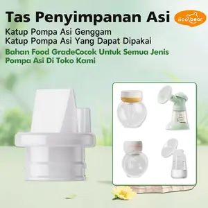 IICO BEAR Aksesori Pompa ASI Katup Duckbill Silikon Transparan Cocok Untuk Semua Jenis Pump Di Toko Kami