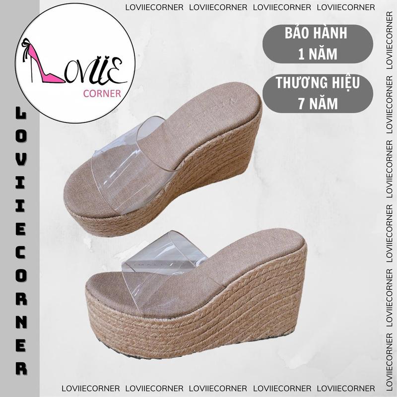 LOVIIECORNER - FORM BÉ - XUỒNG CÓI QUAI MICA MỀM BẢNG TO - DÉP XUỒNG CAO MŨI TRÒN ĐI HẰNG NGÀY - DÉP XUỒNG CAO ĐẾ BẰNG 10 PHÂN , 8 PHÂN - D240201