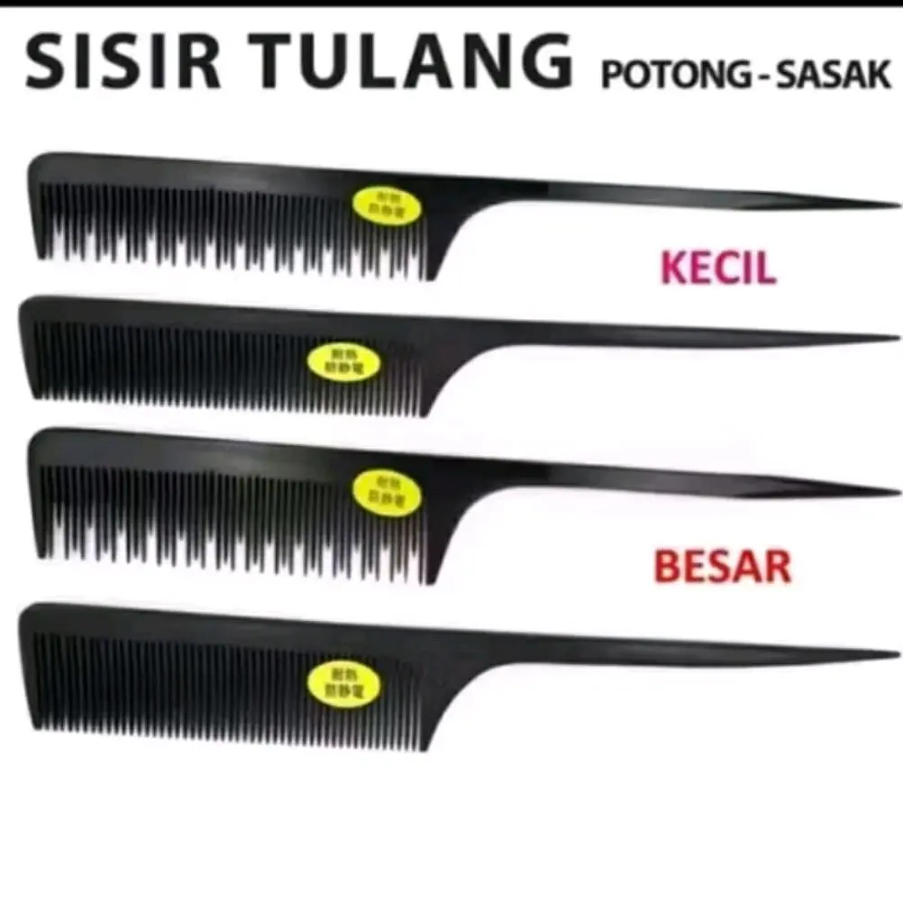 sisir tulang anti panas sisir potong rambut