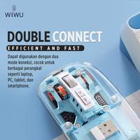 Gambar Tranparent Mouse Bluetooth Wiwu Crystal (WM105) Magnetic Top Cap Battery Indicator Light - Blue dari WiWU Indonesia Kota Tangerang 4 Tokopedia