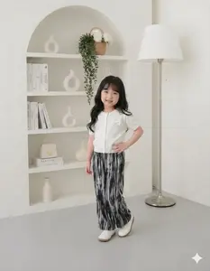 Celana Kulot Anak Motif Abstrak Bahan Katun Usia 6 - 12 Tahun >> Kulot Anak Terbaru