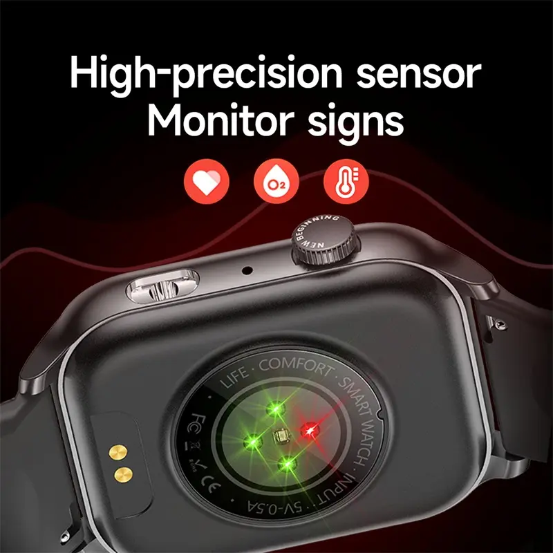 SKMEI B58 | jam tangan militer  | smartwatch wanita l senter tersendlr I AMOLED display | Bluetooth phone call | Detak jantung  | Oksigendarah olahraga fitness 6
