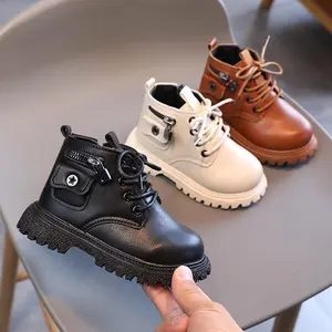 Fashion - PROMO 3.3 PUNCAK Okaybaby B232 Sepatu boot Import Anak Laki-laki Perempuan (FREE BOX) Sneaker Termurah Kekinian Sport Casual