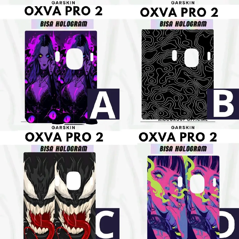 Premium Garskin Oxphac pr.o2 Full Body Hologram Dan Non Hologram Full Motif Desain Dan Anti Gores
