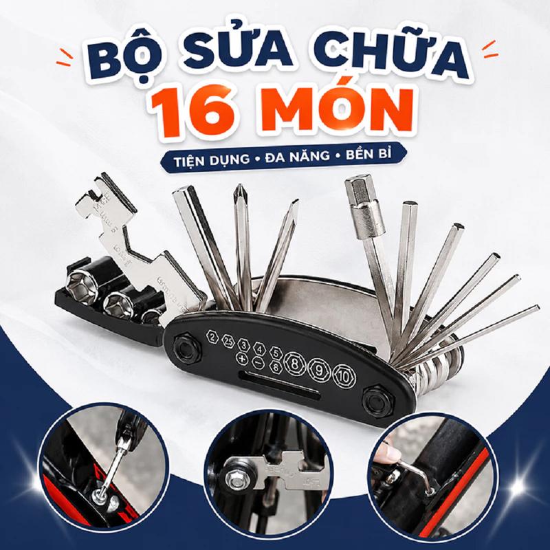 Lục giác sửa chữa cầm tay 16 trong 1 sửa xe đạp - Dụng cụ sửa chữa cầm tay 16…
