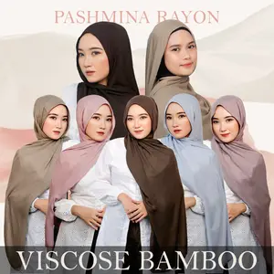 Paket Usaha Pashmina Viscose Bamboo Isi 5 pcs 10 pcs 20 pcs