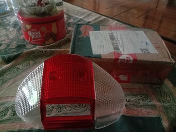 Product Review of Mika Sein + Stop Lamp New Shogun 110 R 2000 2001 2002 2003 | mika sen rr + stop WIN | kaca lampu rem belakang putih merah bening motor suzuki sogun soghun original from f**i 0