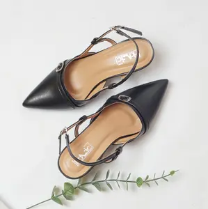 Holic Tifany 01 Sepatu Wanita High Heels Premium 5cm Simple Elegant Bahan Kulit Sintetis Premium Import Anti Licin Sandal Karet