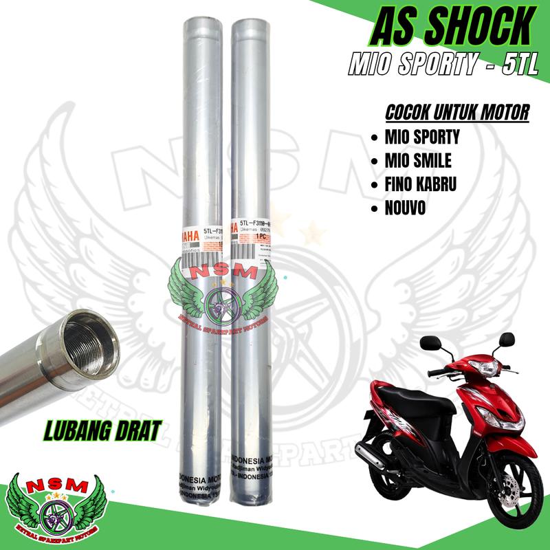 Product Introduction of Paket As Shock Mio Sporty 5 item Mio Smile Nouvo Fino Karbu / Paketan Per Shock + As Shock + Oli Shock + Seal Debu + Seal Shock Mio lama 5tl 16