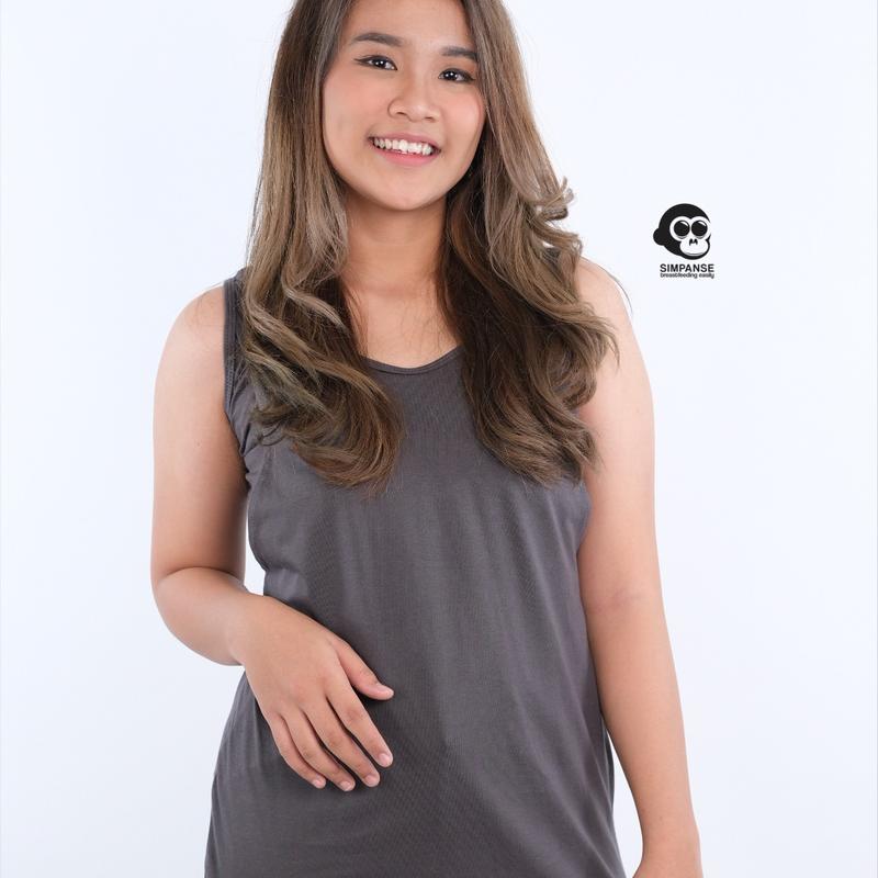 Singlet Menyusui / Tank Top Menyusui / Inner Menyusui Simpanse Combed Cotton 6