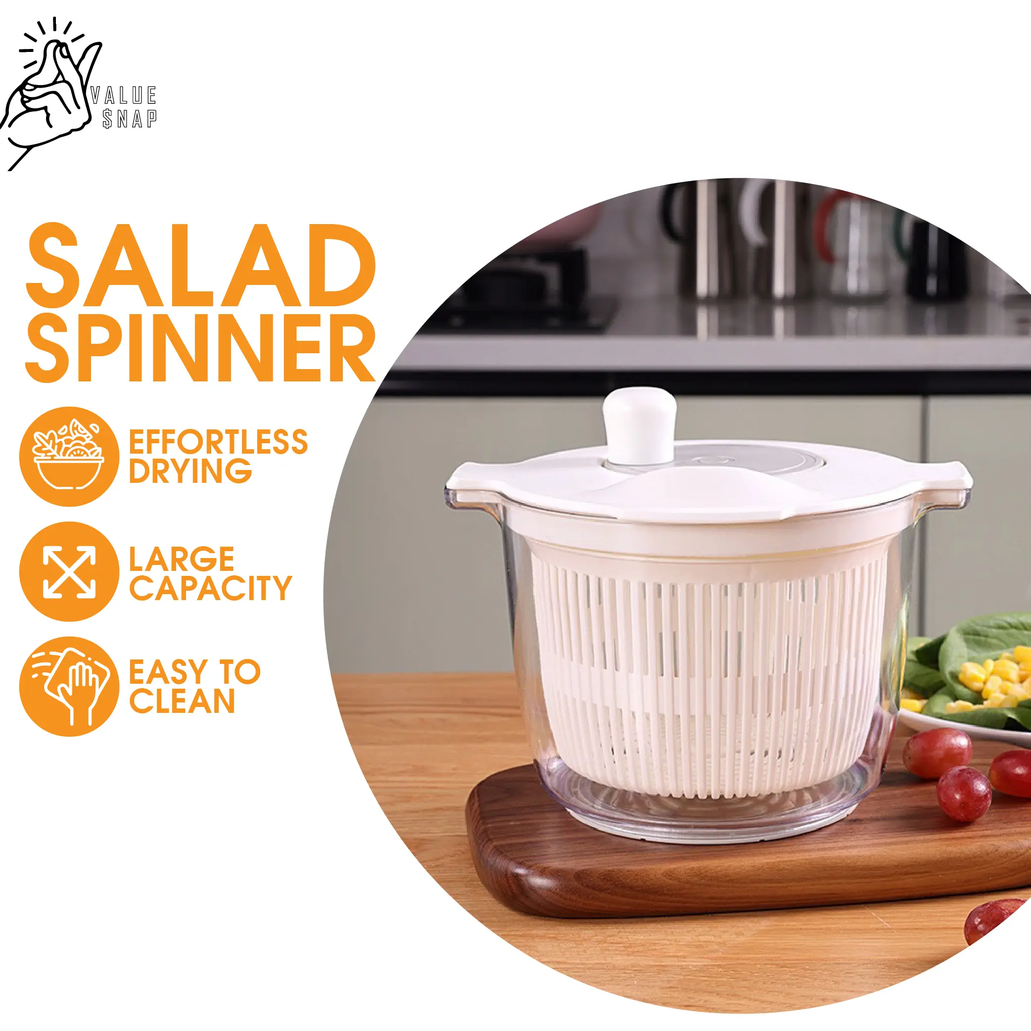 Salad Spinner Dehydrated Machine Manual Salad Dehydrator Vegetable Colander Water Drain Basket