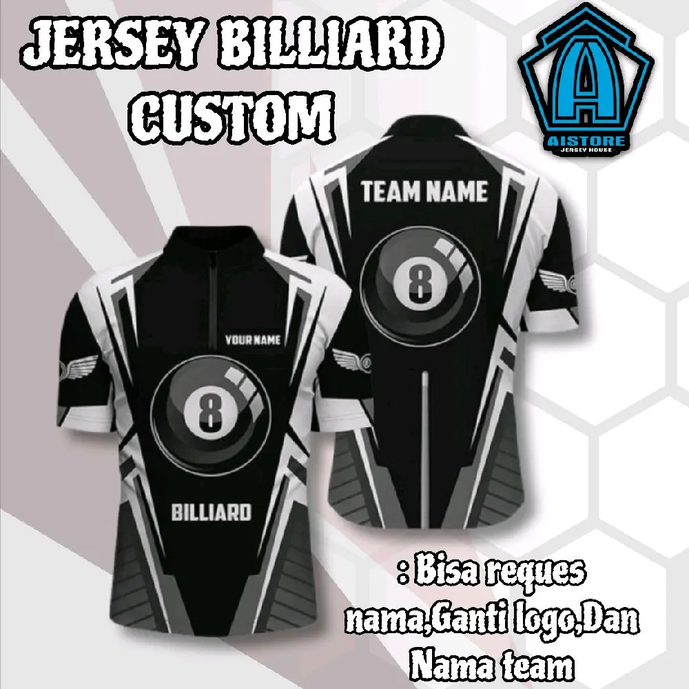 JERSEY BILLIARD CUSTOM NEW 2025 KERAH SANGHAI Sport