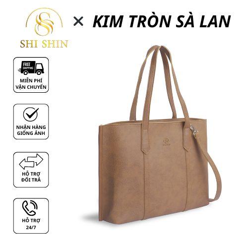 Túi Xách Công Sở ShiShin STX04 –ĐỘC QUYỀN KIMTRONSALAN Da Chống Thấm Đựng Laptop 15.6 Inch Nam Nữ Chống Nước Siêu Bền
