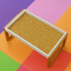 Meja Media Bermain Anak Model Tray Meja Pasir Clay Serbaguna