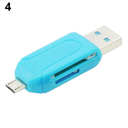 Pembaca Kad USB OTG, Fdoristav, 2 dalam 1, Pembaca Kad Universal ...