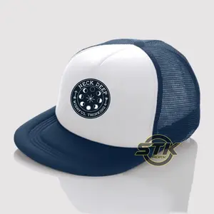 ￼Topi NECK DEEP - Wishful Thinking / Topi Snapback Trucker / Snapback Hat Trucker / Topi Jaring Distro / Topi Desain Gambar Logo / Topi Band Metal Hardcore Punk