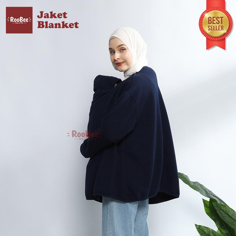 Jaket Blanket Ibu & Bayi - Blanket Bayi - Selimut Bayi Multifungsi 4