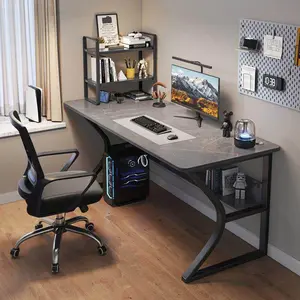 Meja Gaming Aesthetic Ukuran 80/100/120/140/160cm – Desain Minimalis, Rangka Kuat, Cocok untuk Setup Gaming & Kerja di Rumah!