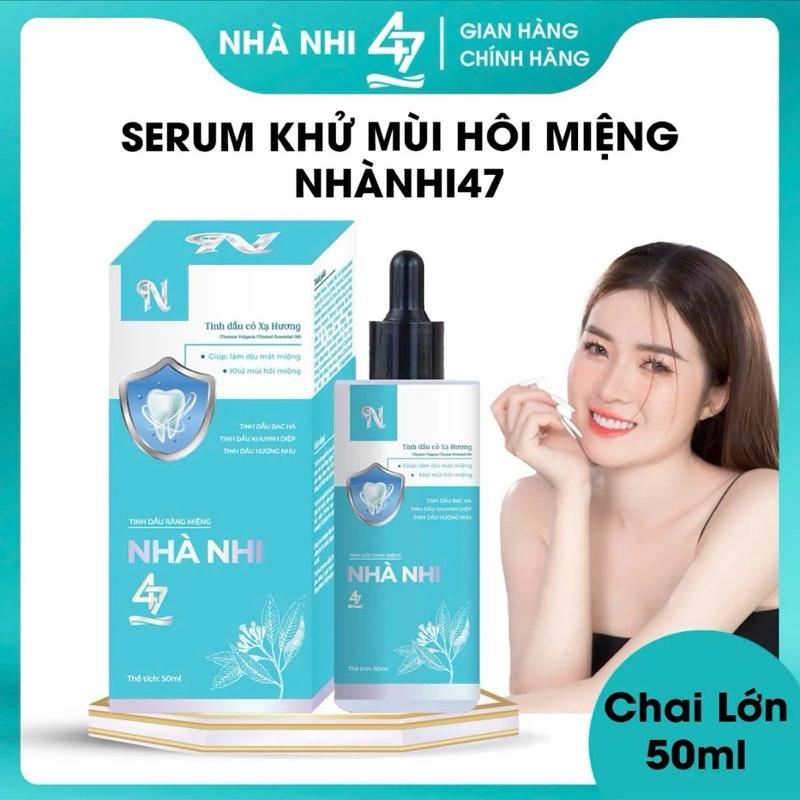 Chai Lớn 50ML ,SERUM Khử Hôi Miệng Nhà Nhi47 Xịt miệng dạng serum - Hàng Chính Hãng