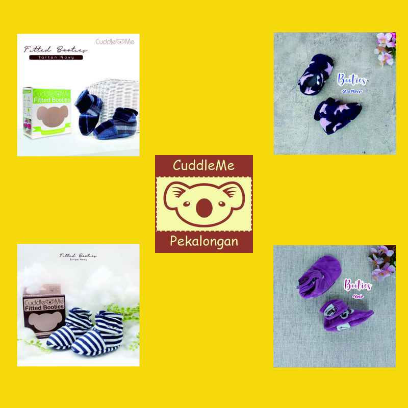 Cuddleme Fitted Baby Booties | Sepatu Bayi | Kaos Kaki Bayi 4