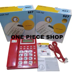 Telepon Kabel Sahitel S57 Merah