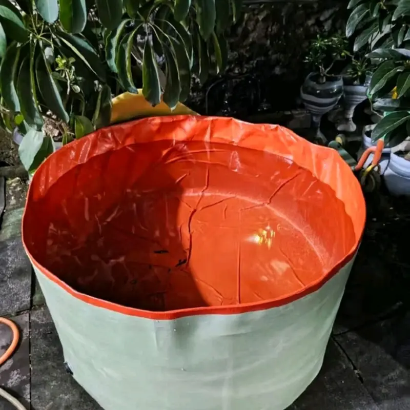 Kolam Terpal Bulat Tanpa Rangka Diameter 1,5m/150cm Tinggi 90cm Untuk Budidaya ikan Lele Nila Gurame Gabus Udang Belut Dll 2