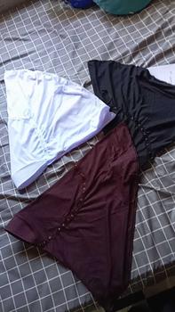 Product Review of PAKET HEMAT 3 Pcs Hijab Instan Anak Sekolah TK SD SMP SMA Kerudung Pita Renda Nyaman Muslim Serut Hitam ukuran m 9-10 tahun from ** ** ** 0