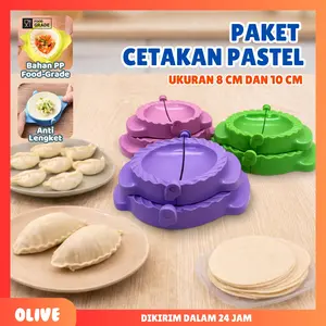 Cetakan Pastel Besar Mini Kecil Jumbo Cetakan Cireng Pangsit Dumpling Gyoza