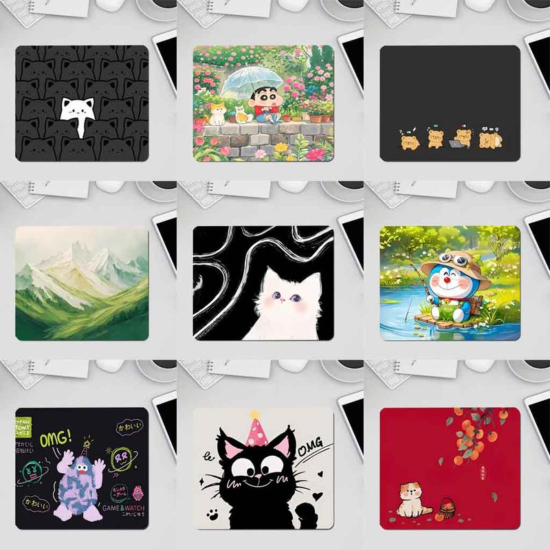 Thảm Lót Chuột - Pad Chuột Marvel, Cute, Van Gogh,... Đa Dạng Mẫu Mã, Bo Viền Chắc Chắn, Hình In Sắc Nét full mẫu