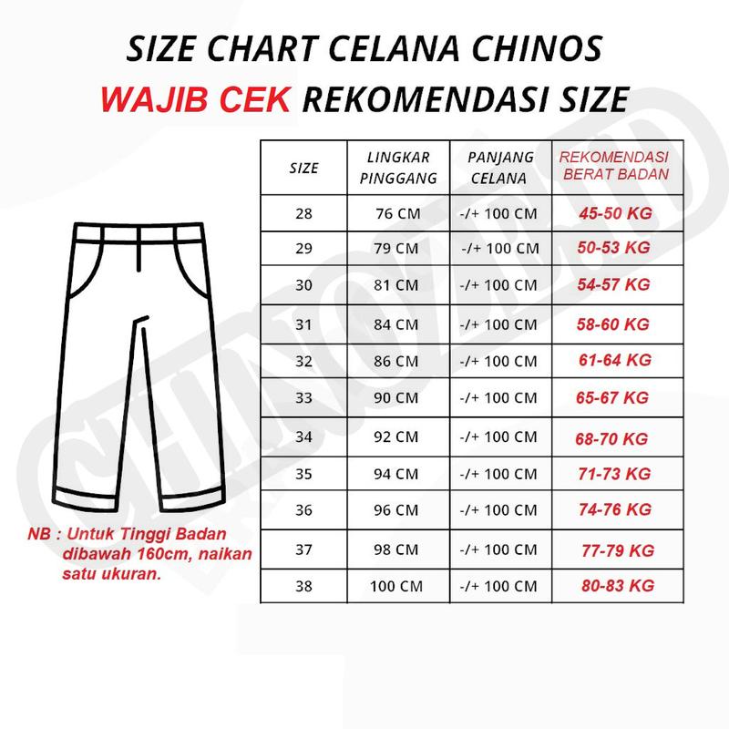 Product Introduction of Celana Panjang Chino Pria Slimfit Premium 0