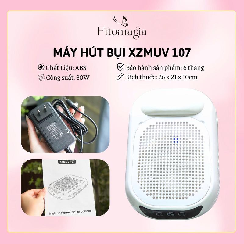 GIÁ SỐC TRONG PHIÊN LIVE Máy Hút Bụi Làm Nail XZMUV-107 4500RPM Không Tích Điện - Nhỏ Gọn Tiện Lợi Khi Sử Dụng Có Thể Điều Chỉnh Lực Hút Bảo Hành 6 Tháng