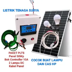 Solar POWER  Listrik tenaga Surya Cocok buat Penerangan dan cas hp